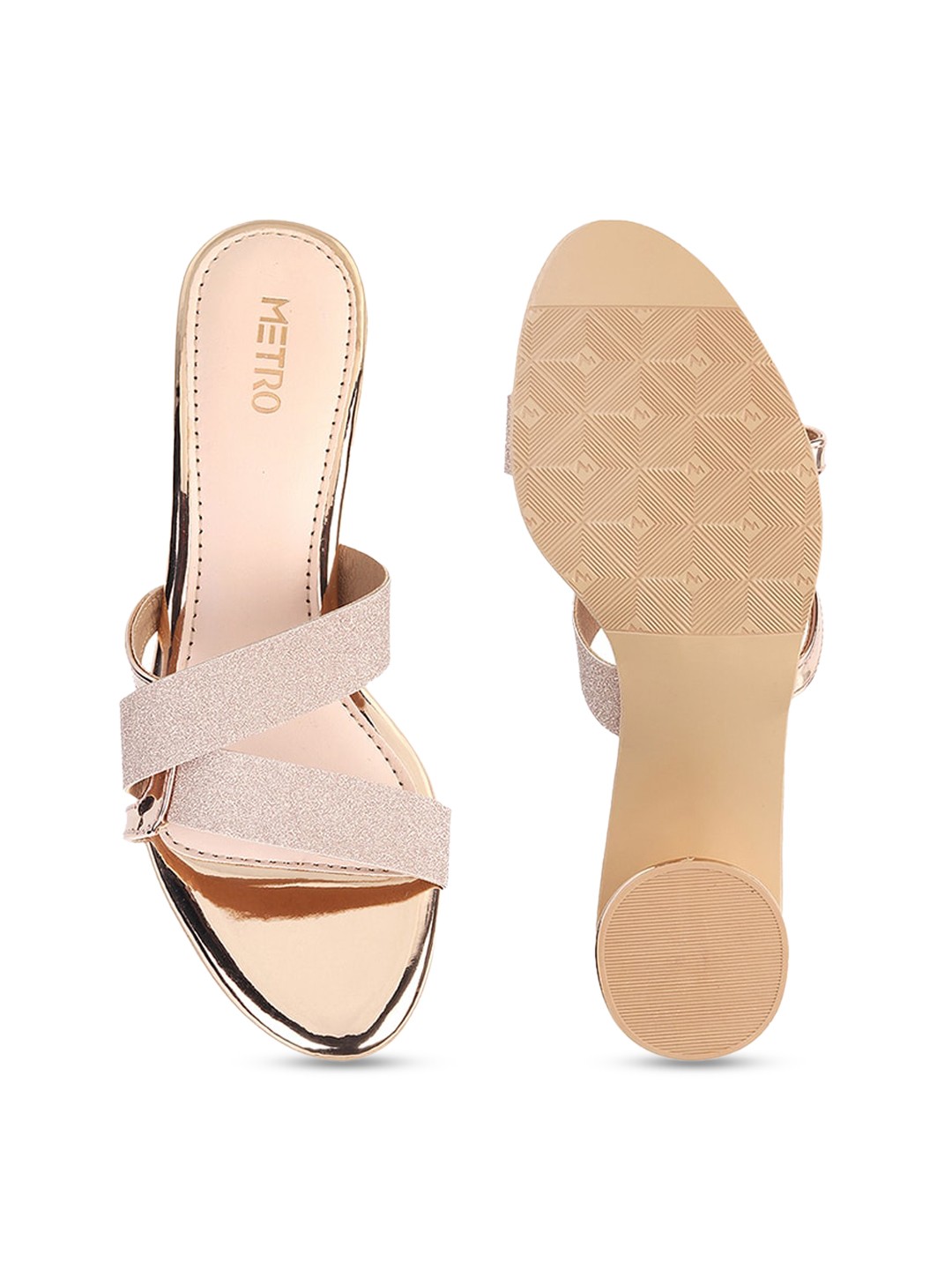 Women Pink Block Heels