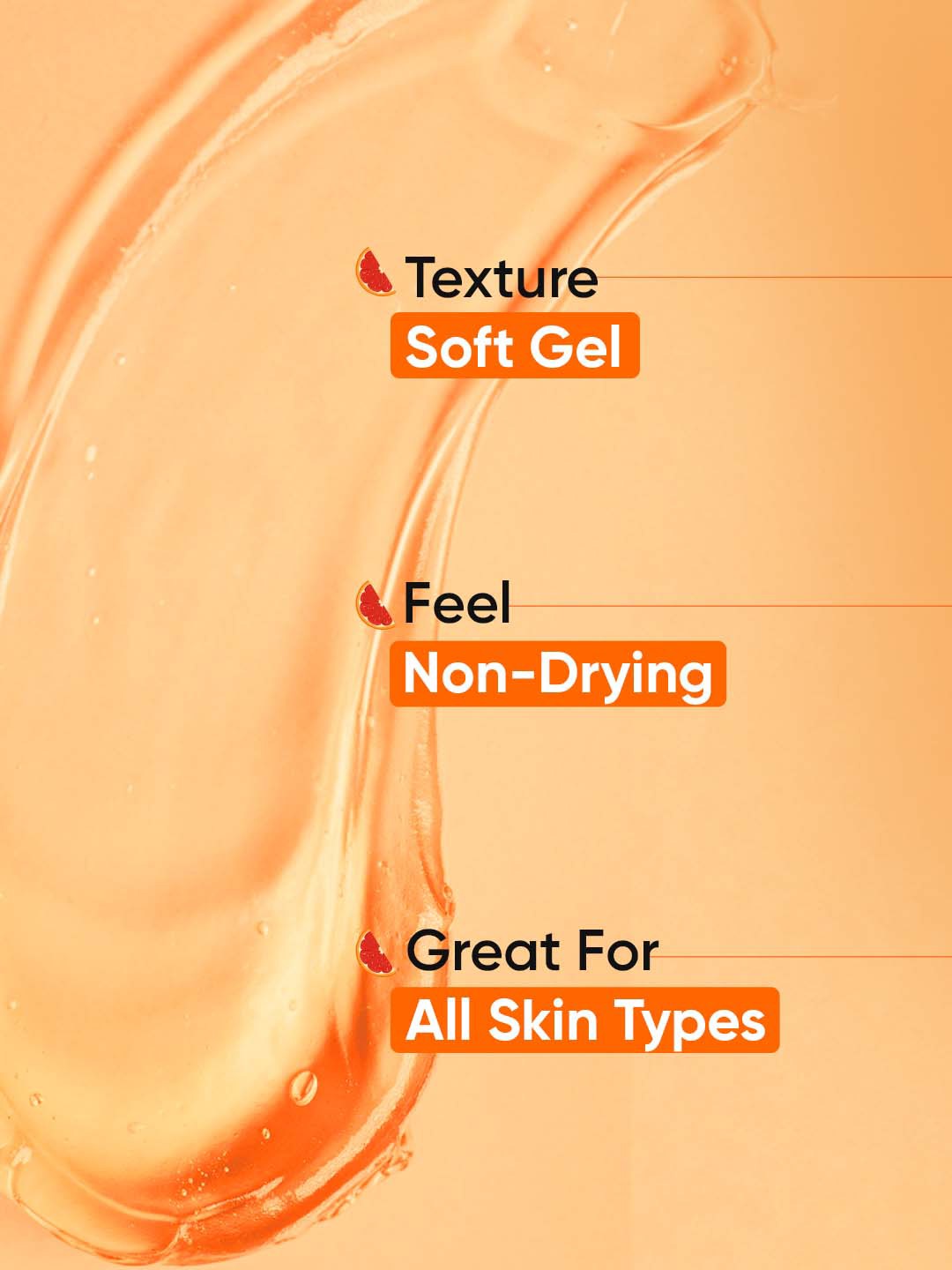 Sicilian Blood Orange Niacinamide Vitamin C&E Super Bright Gel Face Wash - 175ml