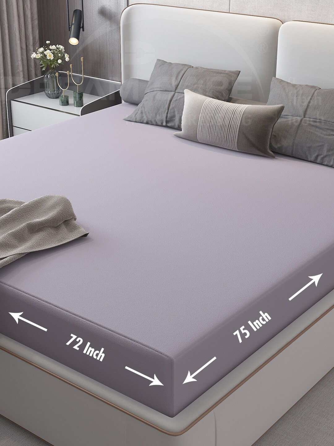 Grey King Waterproof Mattress Protector