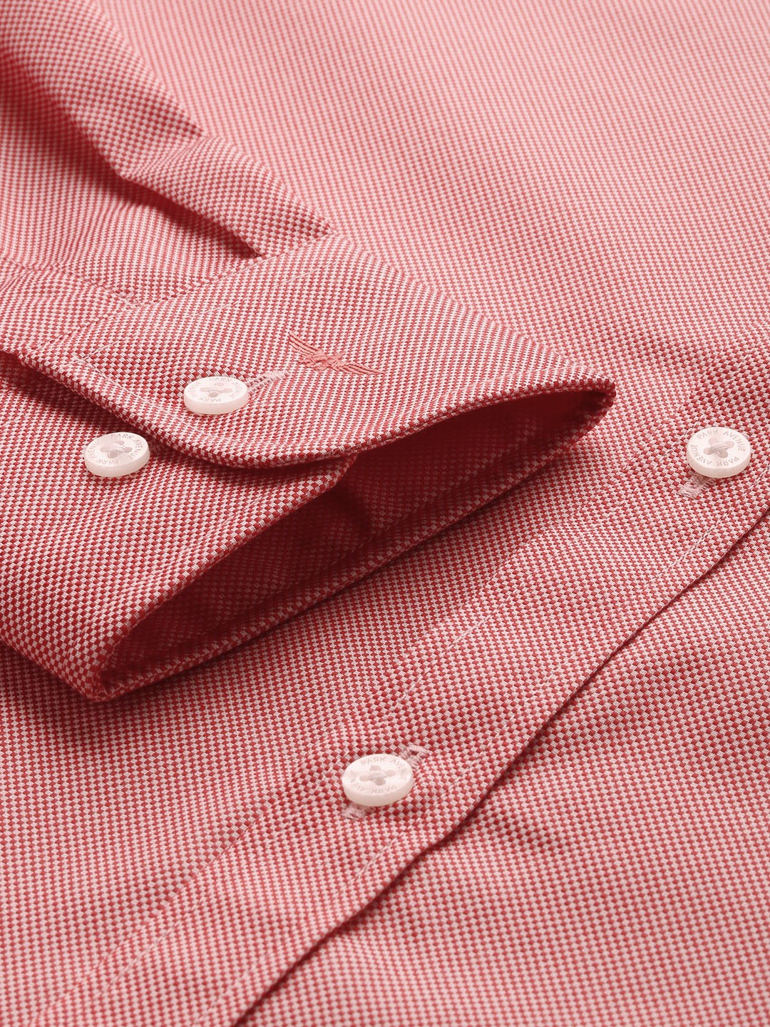 Self Design Slim Fit Textured Formal Shirt