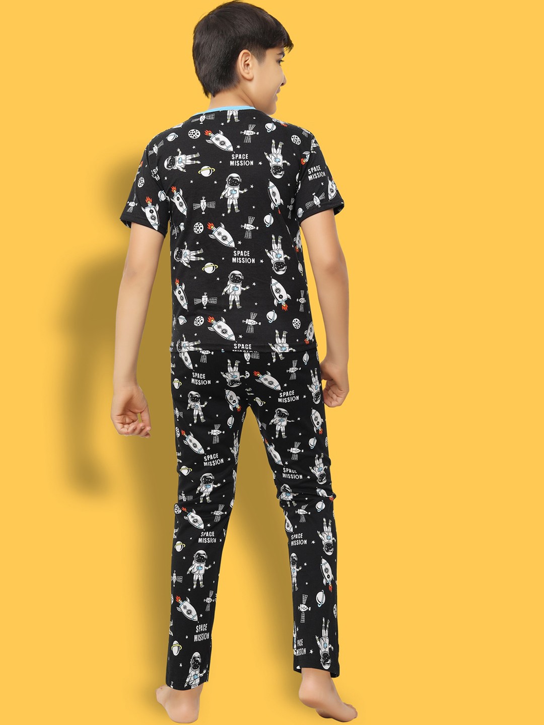 Boys Conversational Printed Pure Cotton Night suit