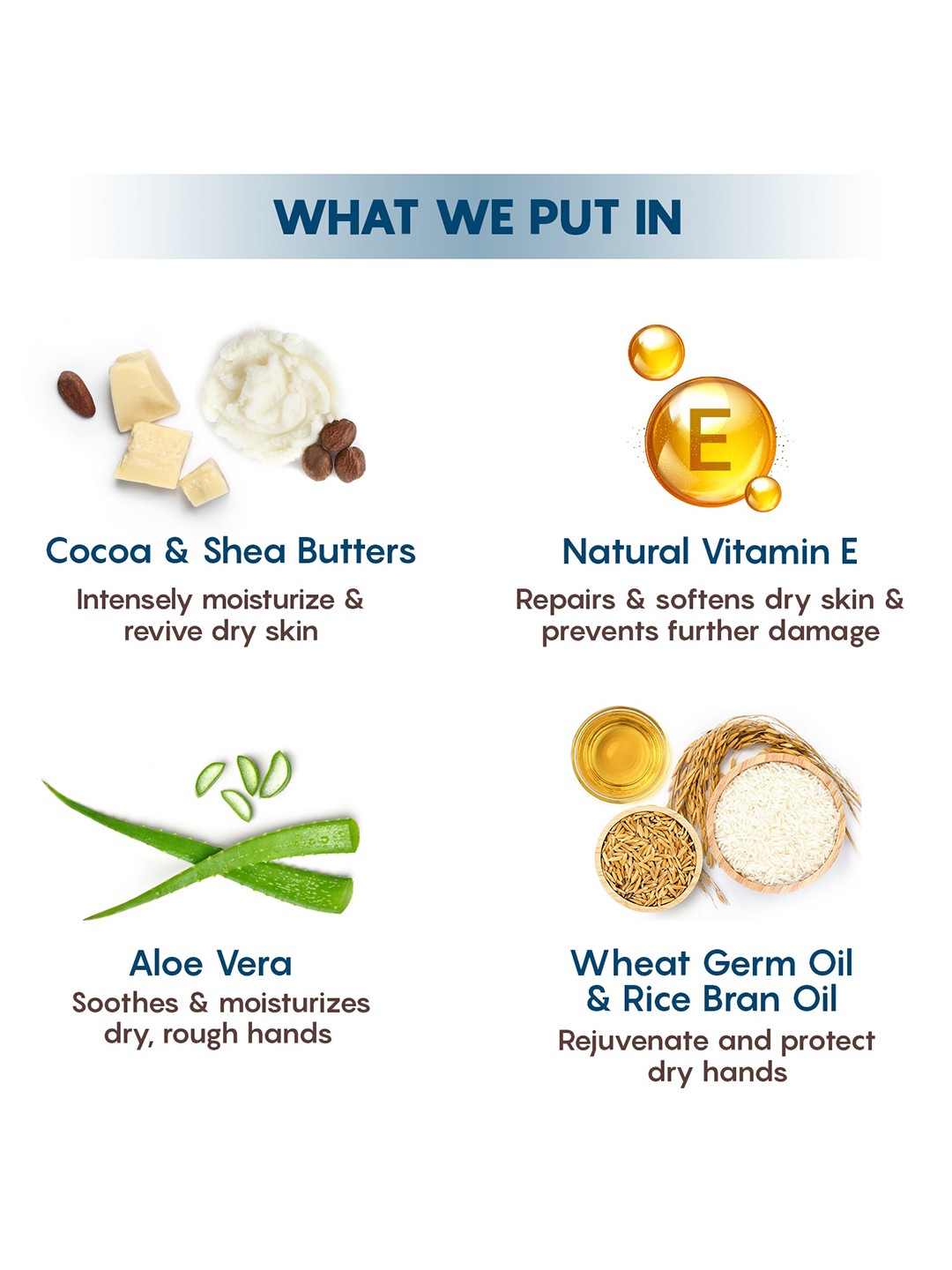 Natural Cocoa Hand Cream with Cocoa & Shea Butter - 50 g