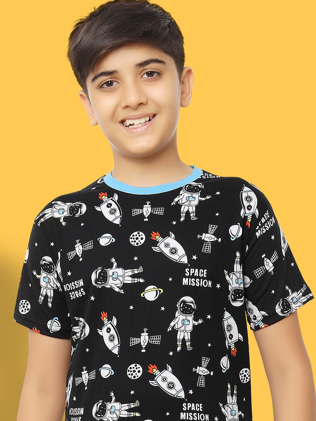Boys Conversational Printed Pure Cotton Night suit