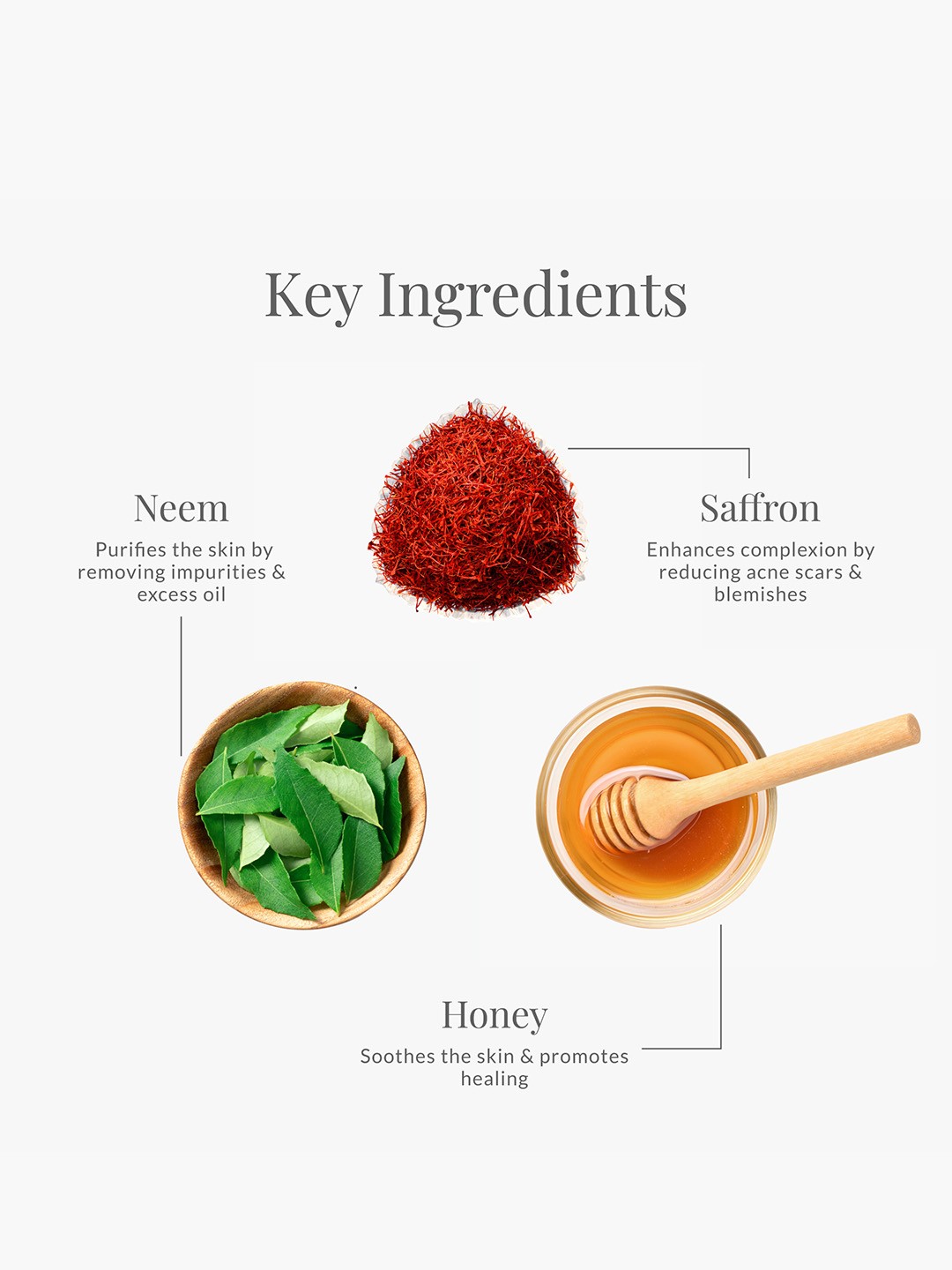 Delicate Face Cleanser with Kashmiri Saffron & Neem For Oily Skin 130ml