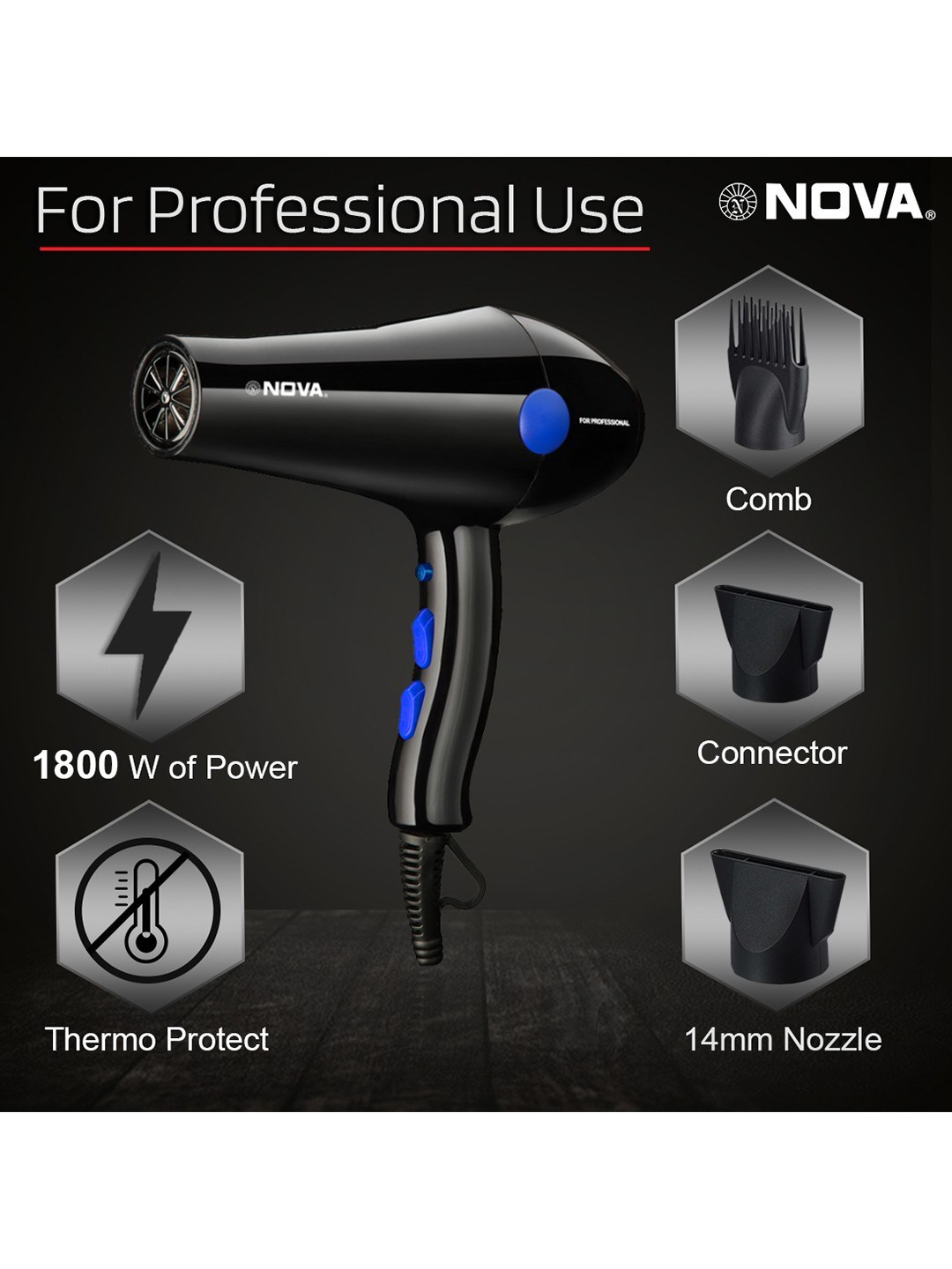 NHP 8216 Professional Hair Dryer