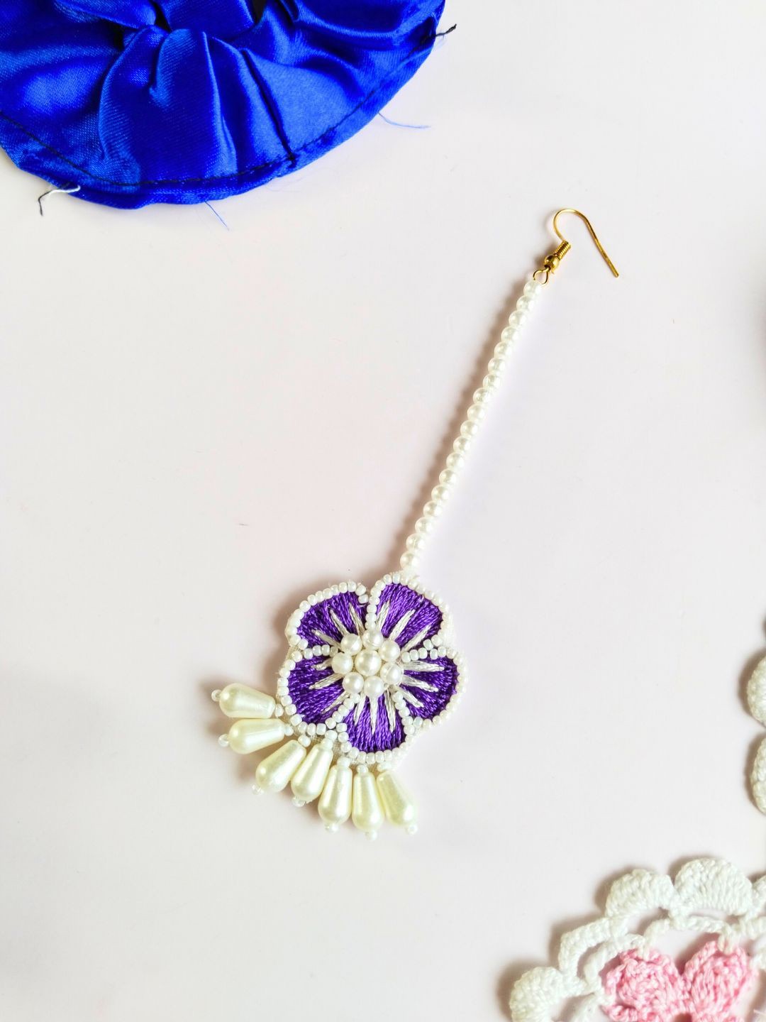 Floral Beaded Maangtika