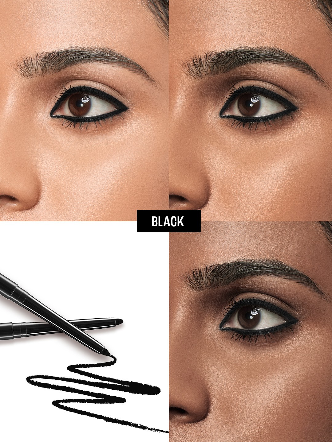 9 to 5 Eyeconic Kajal, Smudgeproof, Waterproof, lasts upto 24 Hrs, Black, 0.35g