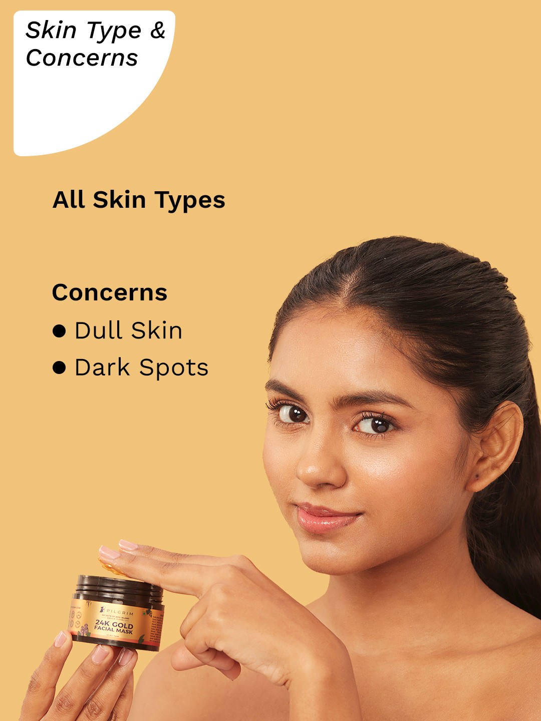 24K Gold Radiant Skin, Anti Ageing Facial Mask For Instant Facelift & Radiant Glow