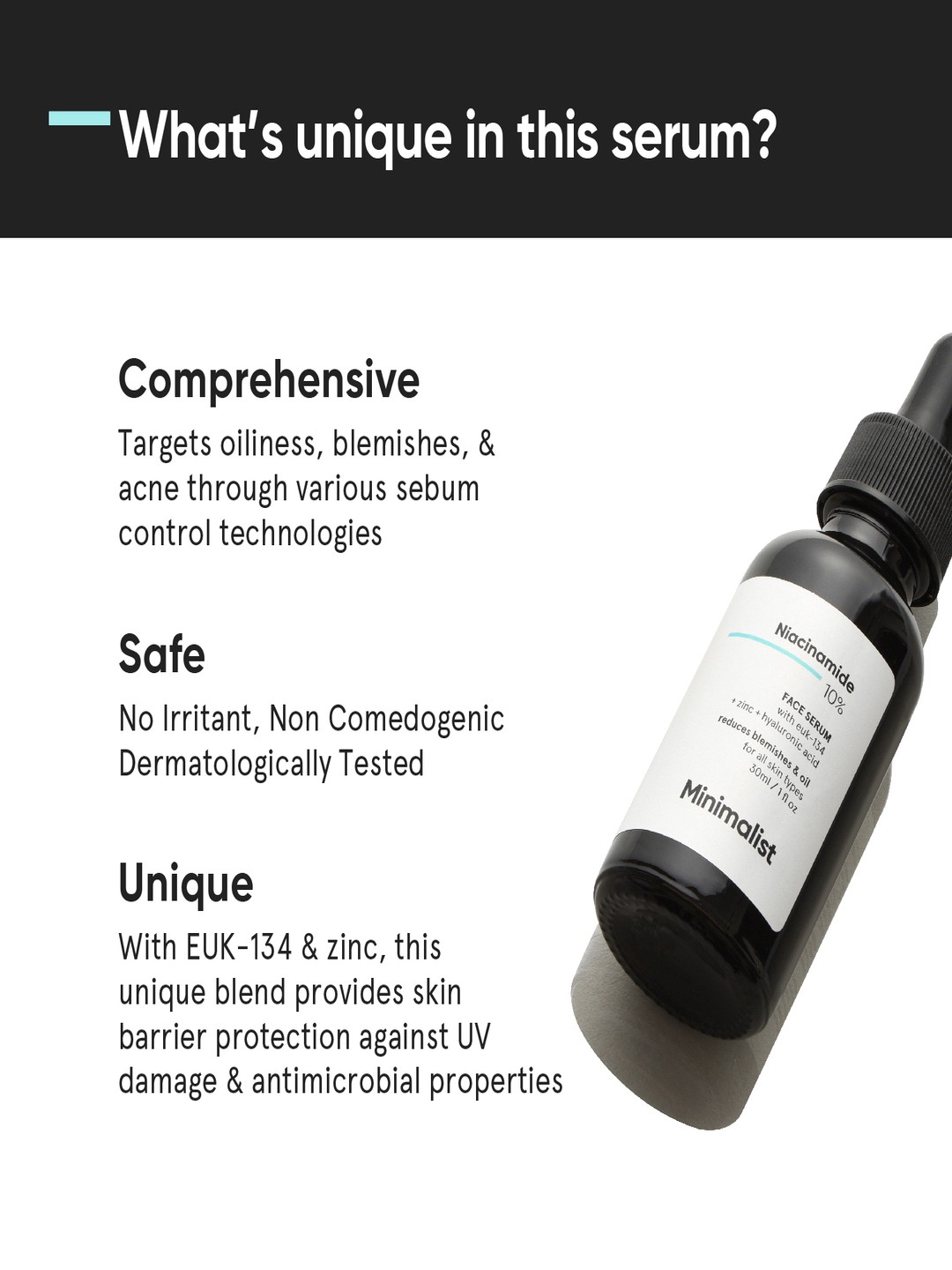 10% Niacinamide Face Serum with Zinc - 30 ml
