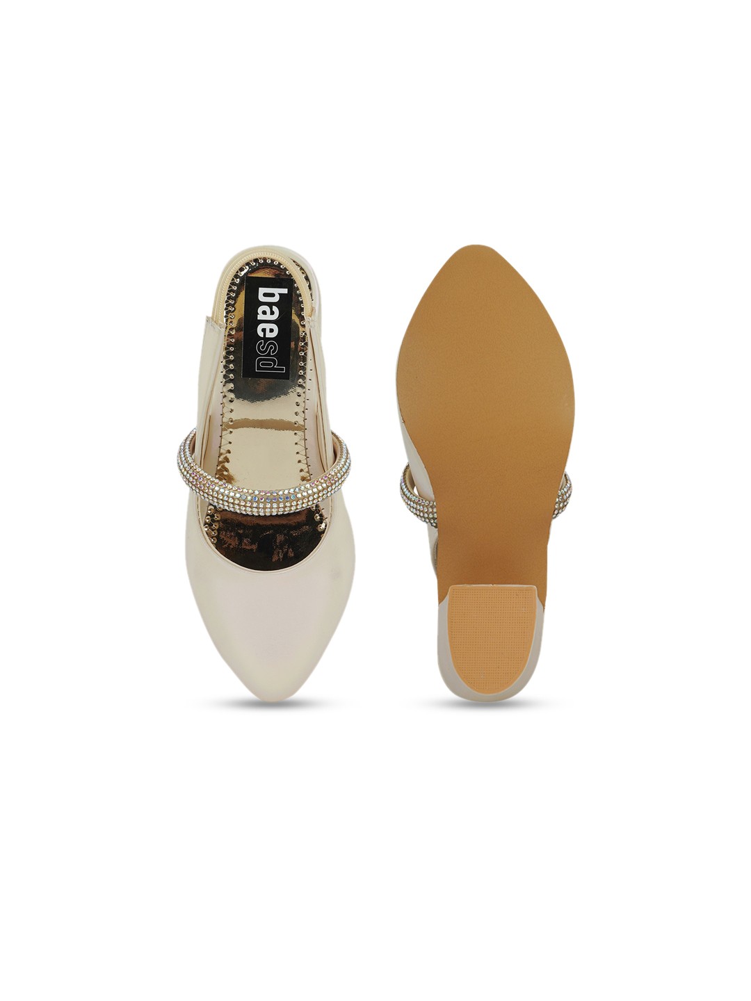 Girls Round Toe Block Heeled Pumps