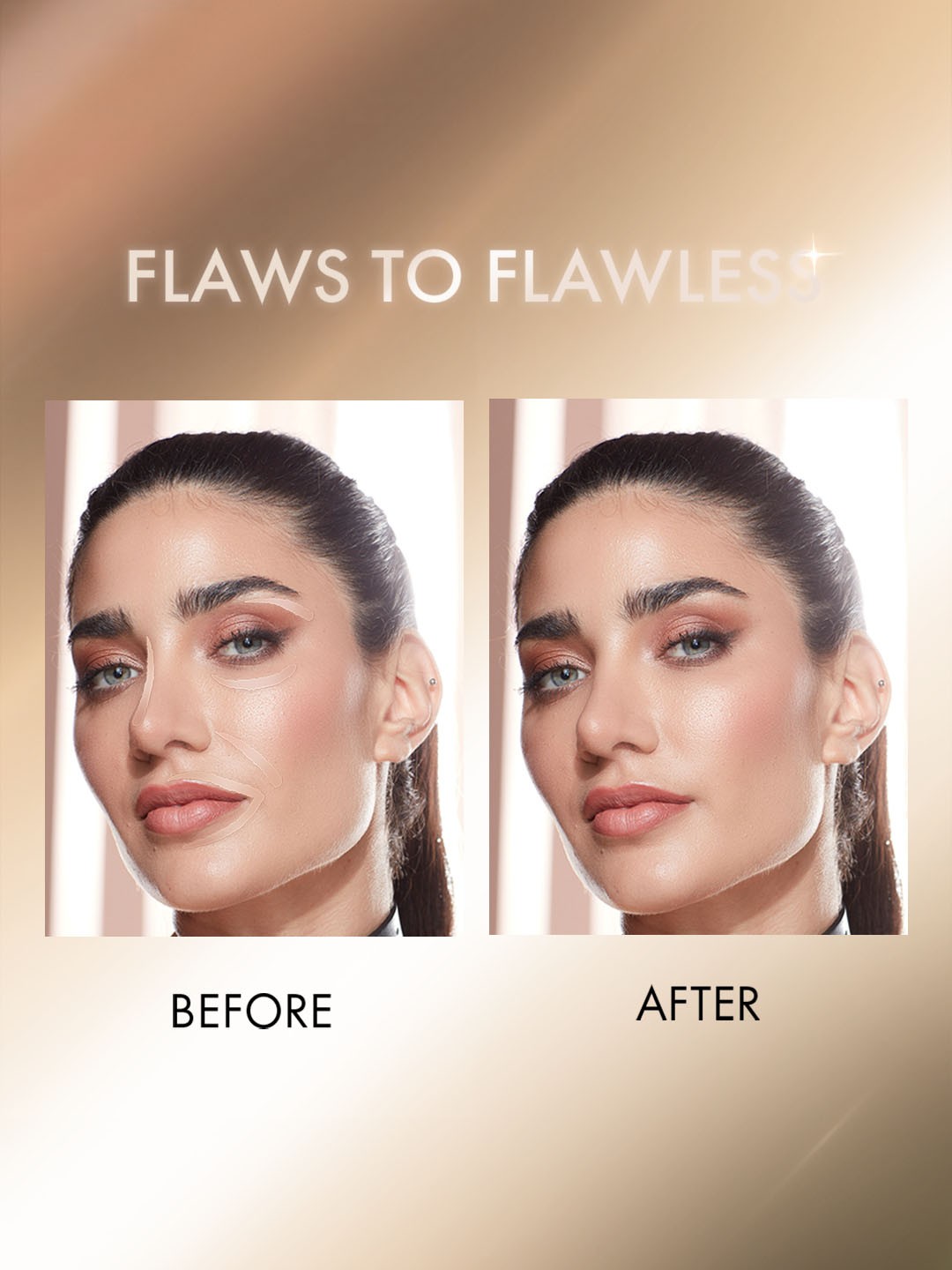 Absolute Instant Airbrush Concealer Pen For Dark Spots & Overall Complexion - Sand